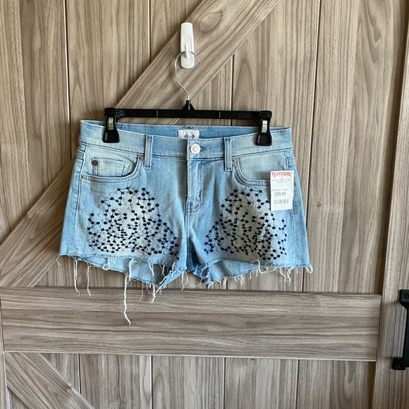 HUDSON Women's Kenzie Cut Off Denim Shorts – 5-Pocket, Stretch, 2-Inch Inseam - View #2